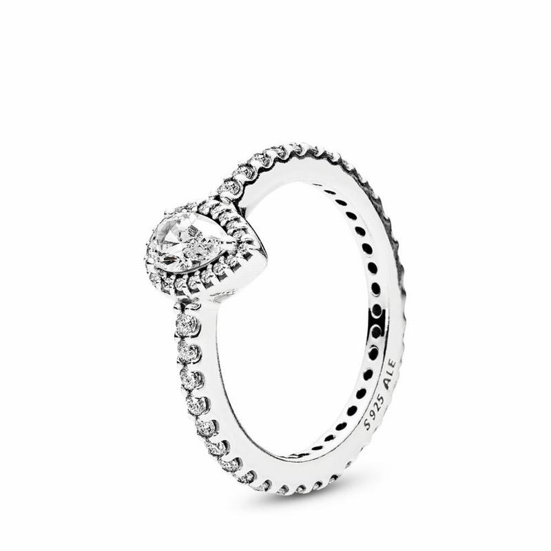 Pandora Radiant Teardrop Promise Ring Silver Egypt KW3180762